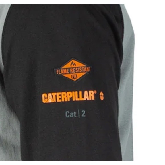 Caterpillar CAT Trademark Banner Logo Pullover Light Hoodie Men's XXL - Picture 6 of 6